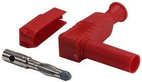 CT3203-0, Test Plugs &amp; Test Jacks DIY 4mm Shth RA Plug Black