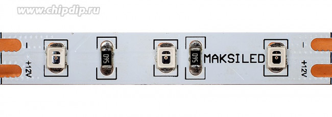Светодиодная лента MAKSILED 1м, 12В, 14,4Вт/м, 60д/м, IP20, 170Лм/м, синий, 8мм, ML-R60-2835-B-HP-S Светодиодная лента MAKSILED 1м, 12В, 14,4Вт/м, 60д/м, IP20, 170Лм/м, синий, 8мм, ML-R60-2835-B-HP-S