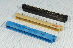 Разъем (прямоугольный соединитель) СНП58-16/94x9В-23-2 вилка, шаг 9.8мм, контакты 16P, угловой, СНП58-16/94x9В-23-2