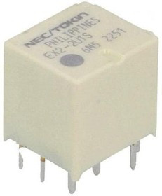 EX2-2U1, Реле: электромагнитное, SPDT x2, Uобмотки: 12ВDC, 30А, 160Ом, РСВ