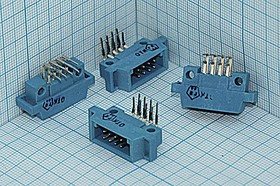 Прямоугольный соединитель штекер, шаг P2,5мм, 8 контактов, угловой, СНО53-8В-23-В; №15081 штек ПрС\P2,5\ 8P\\угл\СНО53-8В-23-В