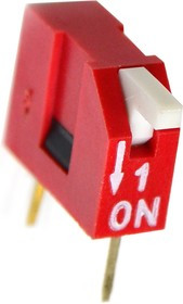 DS1040-01RT, DIP переключатель 1pin угловой красный
