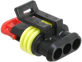 282087-1, Корпус разъем Superseal 1.5, розетка, 3PIN