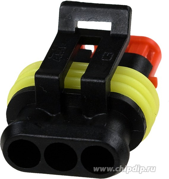 282087-1, Корпус разъем Superseal 1.5, розетка, 3PIN 282087-1, Корпус разъем Superseal 1.5, розетка, 3PIN