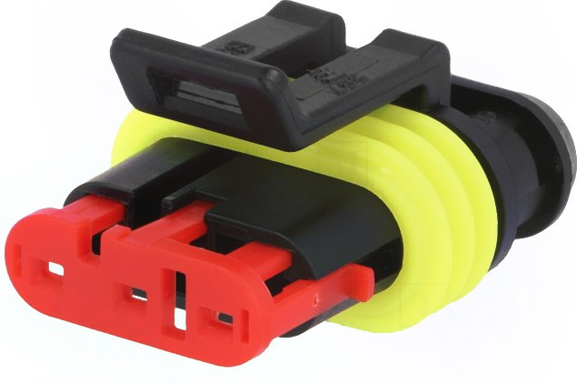 282087-1, Корпус разъем Superseal 1.5, розетка, 3PIN 282087-1, Корпус разъем Superseal 1.5, розетка, 3PIN