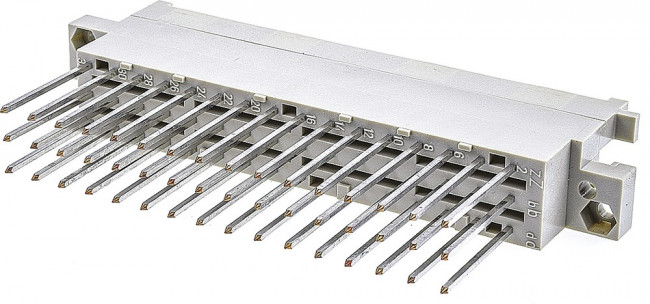 09060482903, Harting 09 06 48 Way 5.08mm Pitch, Type F Class C1, 3 Row, Straight DIN 41612 Connector, Plug 09060482903, Harting 09 06 48 Way 5.08mm Pitch, Type F Class C1, 3 Row, Straight DIN 41612 Connector, Plug