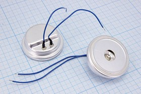 Звонок в алюминиевом корпусе 46x17мм, повышенная громкость и температурный диапазон; зм 46x17\ 1~30\