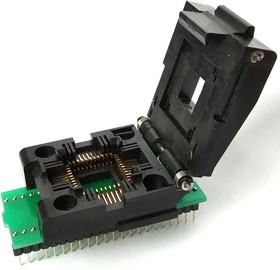 DIP44-PLCC44 [ZIF, Clam Shell, Yamaichi], Адаптер для программирования микросхем (=AE-P44U-Z, TSU-D44/PL44)