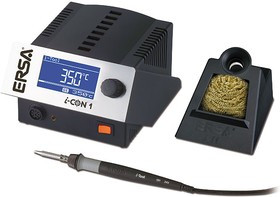 ERSA-0IC1100A, Паяльная станция, цифровая, поворотным регулятором, 80Вт, ESD