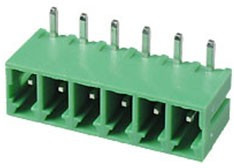 15EDGRC-3.81-06P, ответный разъем к 15EDGK на плату угловой 3.81мм