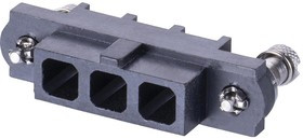M80-263FC03-00-00, Корпус разъема, Datamate Mix-Tek M80, Гнездо, 3 вывод(-ов), 4 мм