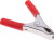 BU-40A-2, Test Clips Red Micro-Plier-Type Steel Clip, 15 Amp