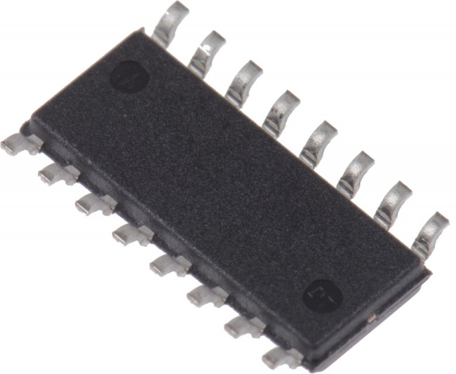 MC14511BDG, IC: digital; BCD to 7-segment,decoder, driver,latch; SMD; SO16 MC14511BDG, IC: digital; BCD to 7-segment,decoder, driver,latch; SMD; SO16