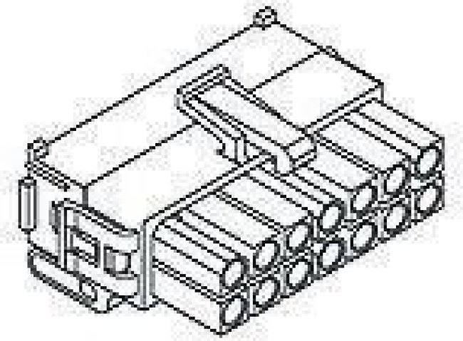 794192-1, 4.14mm 2x4P 4 2 4.14mm Yes P=4.14mm Rectangular Connectors Housings 794192-1, 4.14mm 2x4P 4 2 4.14mm Yes P=4.14mm Rectangular Connectors Housings