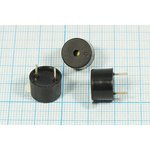 Зуммер пьезоэлектрический с генератором, размер 12x 9, напряжение 3.0~18В, частота 4.5кГц, контакты