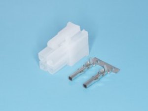 MF-4F, Разъем питания Mini-Fit 4 контакта, гнездо на кабель, шаг 4,2мм MF-4F, Разъем питания Mini-Fit 4 контакта, гнездо на кабель, шаг 4,2мм