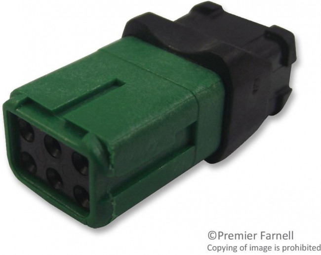 D369-R66-NP1, Rectangular MIL Spec Connectors 369 6C N PIN RECP