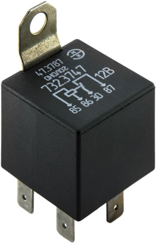 47.3787, Реле электромагнитное 12V 4-х контактное 25А замык. с кронштейном ЭМИ 47.3787, Реле электромагнитное 12V 4-х контактное 25А замык. с кронштейном ЭМИ