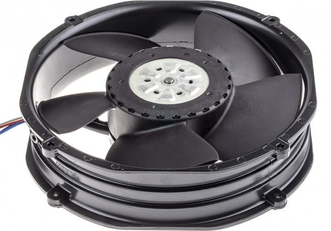 2214F/2TDHO, DC Fans Tubeaxial Fan, 220x200x51mm, 24VDC, 464.7CFM, Speed Signal/Open Collector Output
