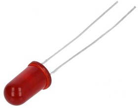 HLMP-3301-F0002, LED; 5mm; red; 6.1mcd; 60°; Front: convex; 1.9?2.4V HLMP-3301-F0002, LED; 5mm; red; 6.1mcd; 60°; Front: convex; 1.9?2.4V