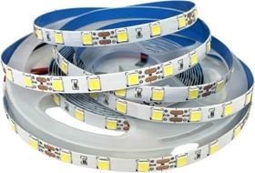 Светодиодная лента 14,4W/m 4000K 12V SMD5054 60D IP20 650Lm 5м 16034