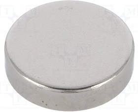 GN55.2-ND-12-3, Магнит: постоянный магнит, неодимовый, H: 3мм, 20Н, d: 12мм