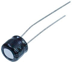 RD1C107M05011BB, конденсатор электролитический 5*11мм 100мкФ 16В 105С (К50-35)
