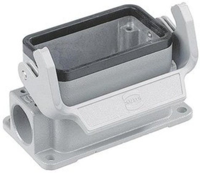 19300101290, Heavy Duty Power Connectors SURFACE MOUNTING HSG HAN 10B 2 SIDE ENTRY