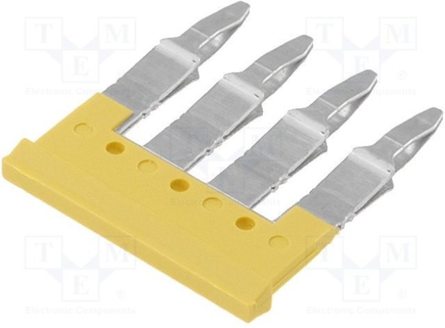 ZQV 4N/4, Соедин. мостик для клемм WDU4 4-полюсный 32A