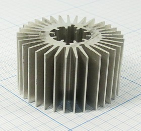 Радиатор охлаждения 47xd13x 25, O21, Al, серый
