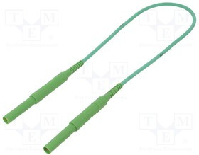 HSPL856850-GN, Измерительный провод, 6кВDC, 6кВAC, 16А, Дл: 0,5м, зеленый HSPL856850-GN, Измерительный провод, 6кВDC, 6кВAC, 16А, Дл: 0,5м, зеленый