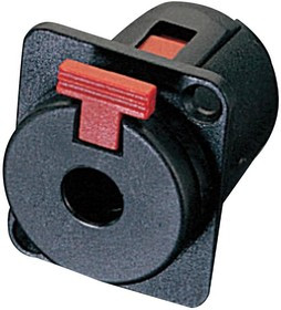 PS000208, Телефонный аудио разъем, 1 контакт(-ов), Гнездо, Монтаж на Шасси, Контакты с Покрытием из Золота