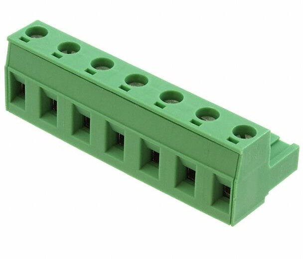 1766932, Pluggable Terminal Blocks 7 Pos 7.5mm pitch Plug 24-12 AWG Screw