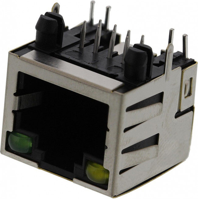 615008137421, Modular Connectors / Ethernet Connectors WR-MJ Feml Shld Hztl 8P8C Tab Up LED&amp;EMI
