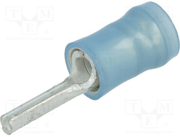 165046, Pin Terminal 14-16AWG Copper Blue M 20.3mm Tin Box