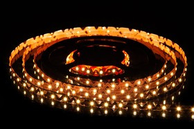 Светодиодная гибкая лента с фигурной платой 5м, 12В, 7Вт/м, 60д/м, ip20, 600Лм/м, теплый белый, 9мм, ML-R60-2835-WW-S-Z