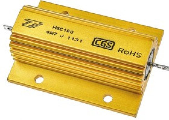 HSC1004R7J, 4.7 100W Wire Wound Chassis Mount Resistor HSC1004R7J ±5% HSC1004R7J, 4.7 100W Wire Wound Chassis Mount Resistor HSC1004R7J ±5%