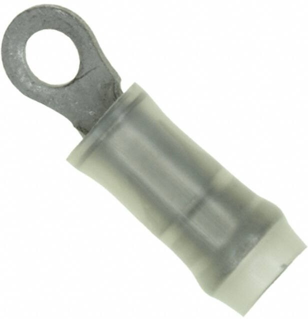 329636, PIDG Insulated Ring Terminal, M2 Stud Size, 0.2mm² to 0.5mm² Wire Size, Natural