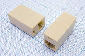 Гнездо телефонное 8P8C-Гнездо телефонное 8P8C, [RJ-45]