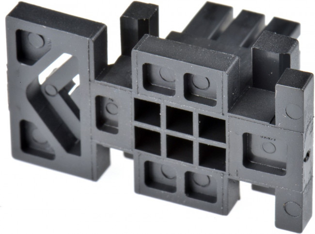 44133-0600, Headers &amp; Wire Housings BMI RECPT DUAL 6P panel mount