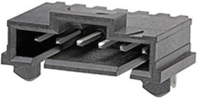 171975-0003, Headers &amp; Wire Housings SL Hdr Sngl Row RA Shrd TH Pegs 3 CKT