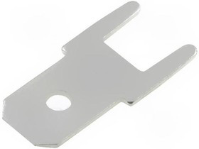 382505.28, Наконечник: плоский, 4,8мм, 0,5мм, THT, бронза, луженые, прямой