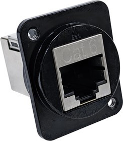 EHRJ45D6SB440, ADAPTER, SHLD RJ45 JACK-JACK, 8P8C, CAT6