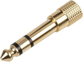 PSG08559, Переходник разъема, Стерео - 3.5мм, 3 вывод(-ов), Гнездо, Стерео - 6.35мм, 3 вывод(-ов), Штекер PSG08559, Переходник разъема, Стерео - 3.5мм, 3 вывод(-ов), Гнездо, Стерео - 6.35мм, 3 вывод(-ов), Штекер