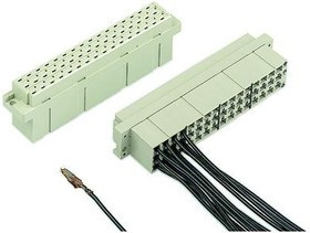 09050483202, Conn Backplane RCP 48 POS 5.08mm Crimp ST Gray