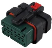 776533-4, Automotive Connectors PLUG 12P 2 ROW GRN w/RED DIA WIRE SEAL 776533-4, Automotive Connectors PLUG 12P 2 ROW GRN w/RED DIA WIRE SEAL