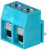 TB003V-500-P02BE, Fixed Terminal Blocks Terminal block, screw type, 5.00 , vertical, 2 poles, CUI Blue, Philip's head screw, PCB mount