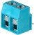 TB003V-500-P02BE, Fixed Terminal Blocks Terminal block, screw type, 5.00 , vertical, 2 poles, CUI Blue, Philip's head screw, PCB mount