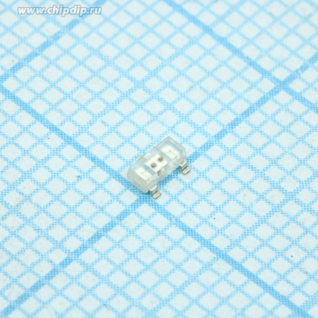 KM-23ESGC, Светодиод sot-23/красный/ 625нм/4-15мкд - зеленый/568нм/ прозрачный/140° ОК