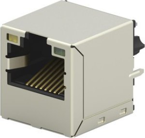 5-2301995-4, Модульный разъем, RJ45 Jack, 1 x 1 (Порт), 8P8C, Cat6, Монтаж в Сквозное Отверстие